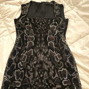 ALL SAINTS Hand Embellished Stunning Sequin Dress